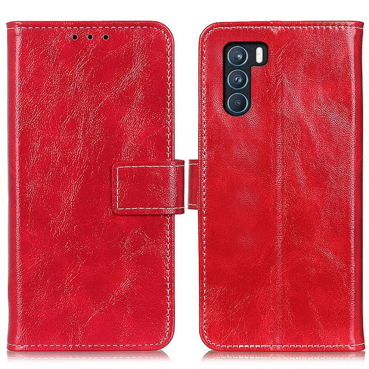 For OPPO K9 Pro Retro Crazy Horse Texture Horizontal Flip Leather Case with Holder & Card Slots & Photo Frame & Wallet