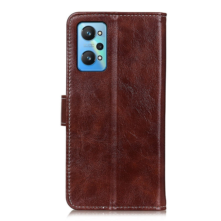 For OPPO Realme GT Neo2 Retro Crazy Horse Texture Horizontal Flip Leather Case with Holder & Card Slots & Photo Frame & Wallet
