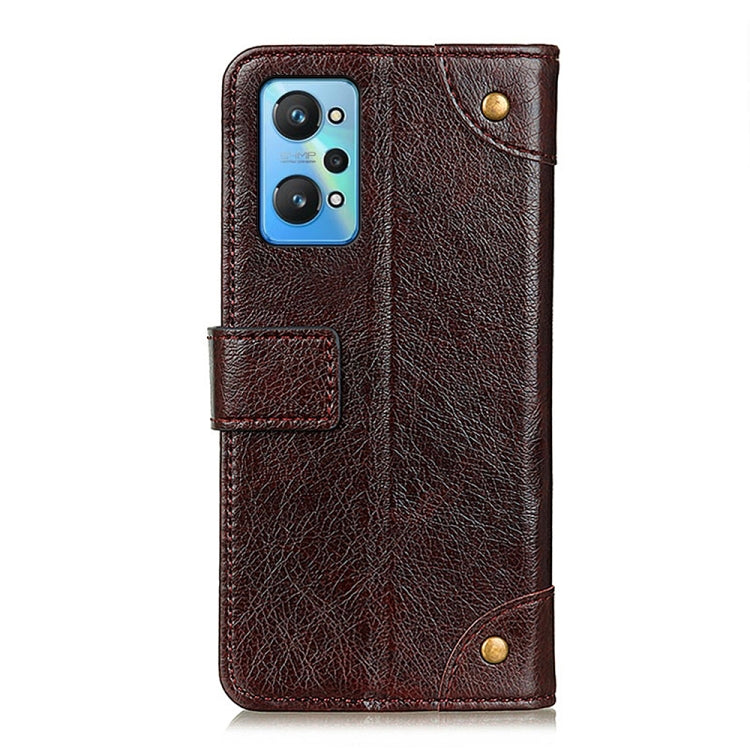 For OPPO Realme GT Neo2 Copper Buckle Nappa Texture Horizontal Flip Leather Case with Holder & Card Slots & Wallet