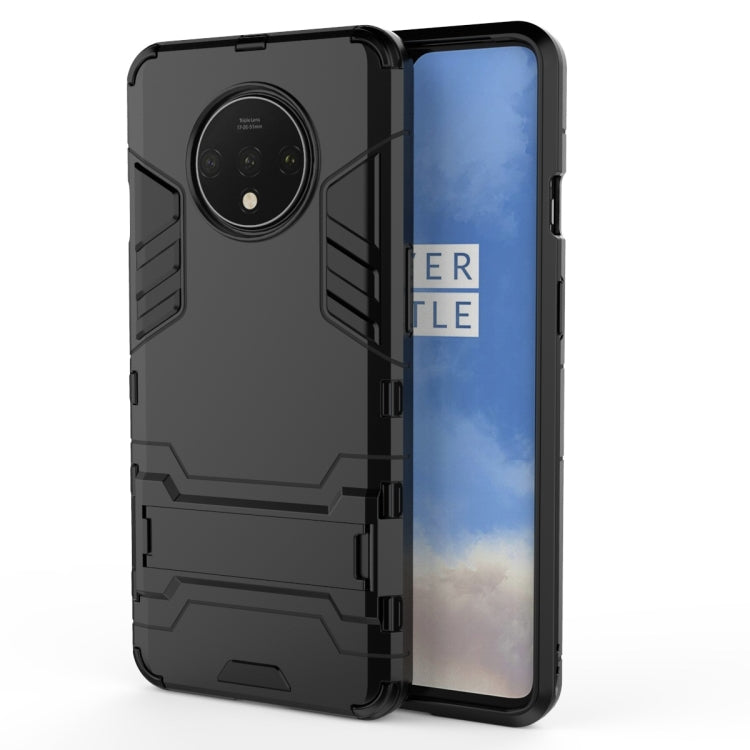 For OnePlus 7T Shockproof PC + TPU Protective Case with Holder
