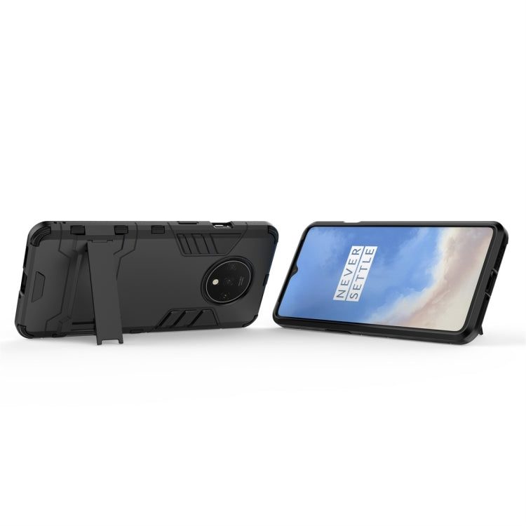 For OnePlus 7T Shockproof PC + TPU Protective Case with Holder