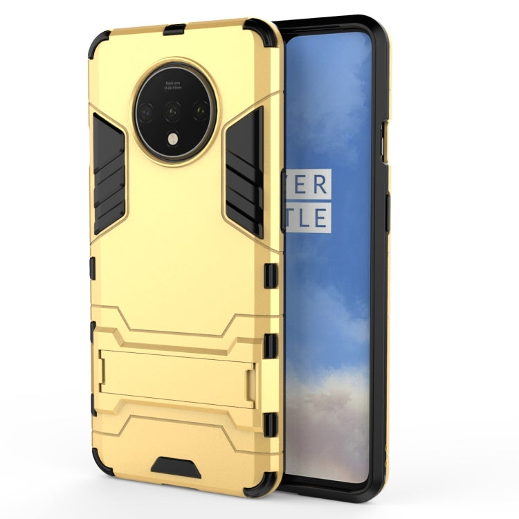 For OnePlus 7T Shockproof PC + TPU Protective Case with Holder