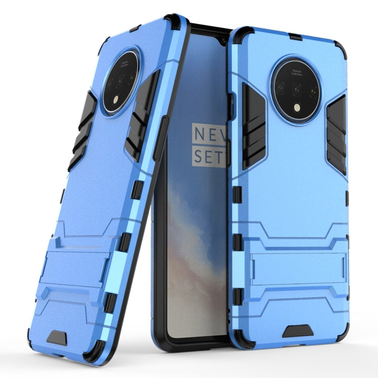For OnePlus 7T Shockproof PC + TPU Protective Case with Holder