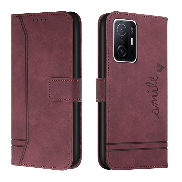 For Xiaomi Mi 11T Pro Retro Skin Feel Horizontal Flip Soft TPU + PU Leather Case