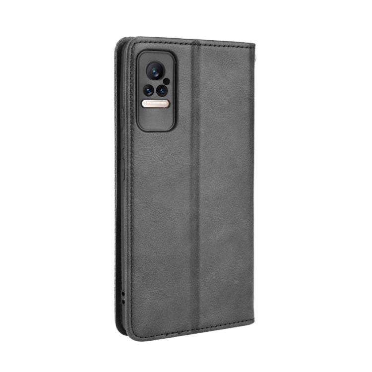 For Xiaomi Civi Magnetic Buckle Retro Crazy Horse Texture Horizontal Flip Leather Case with Holder & Card Slots & Photo Frame