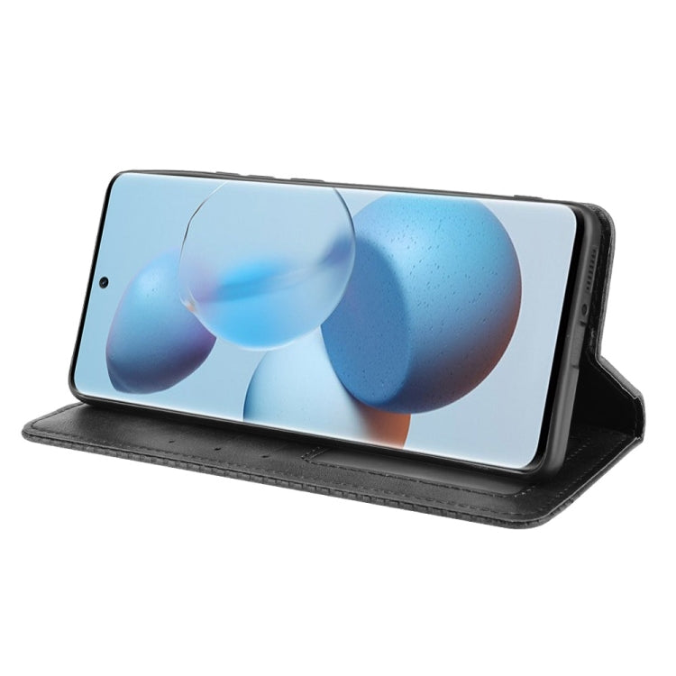 For Xiaomi Civi Magnetic Buckle Retro Crazy Horse Texture Horizontal Flip Leather Case with Holder & Card Slots & Photo Frame