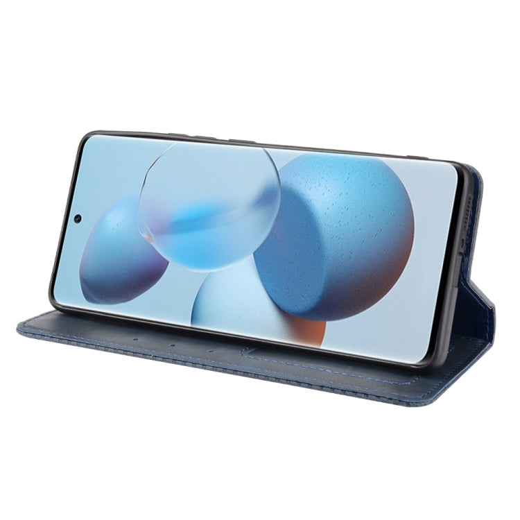 For Xiaomi Civi Magnetic Buckle Retro Crazy Horse Texture Horizontal Flip Leather Case with Holder & Card Slots & Photo Frame