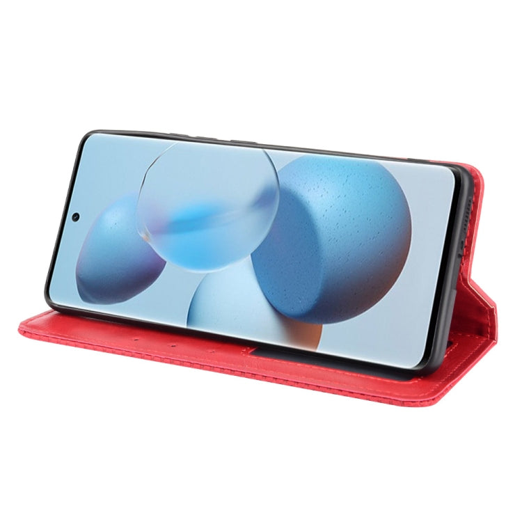 For Xiaomi Civi Magnetic Buckle Retro Crazy Horse Texture Horizontal Flip Leather Case with Holder & Card Slots & Photo Frame