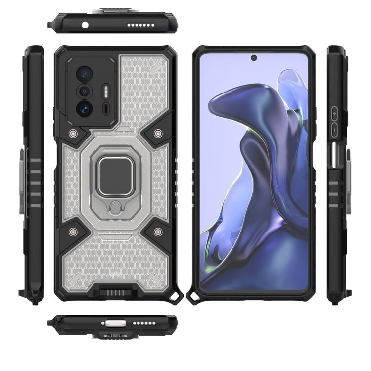 For Xiaomi Mi 11T / 11T Pro Space PC+TPU Shockproof Case with Ring Holder