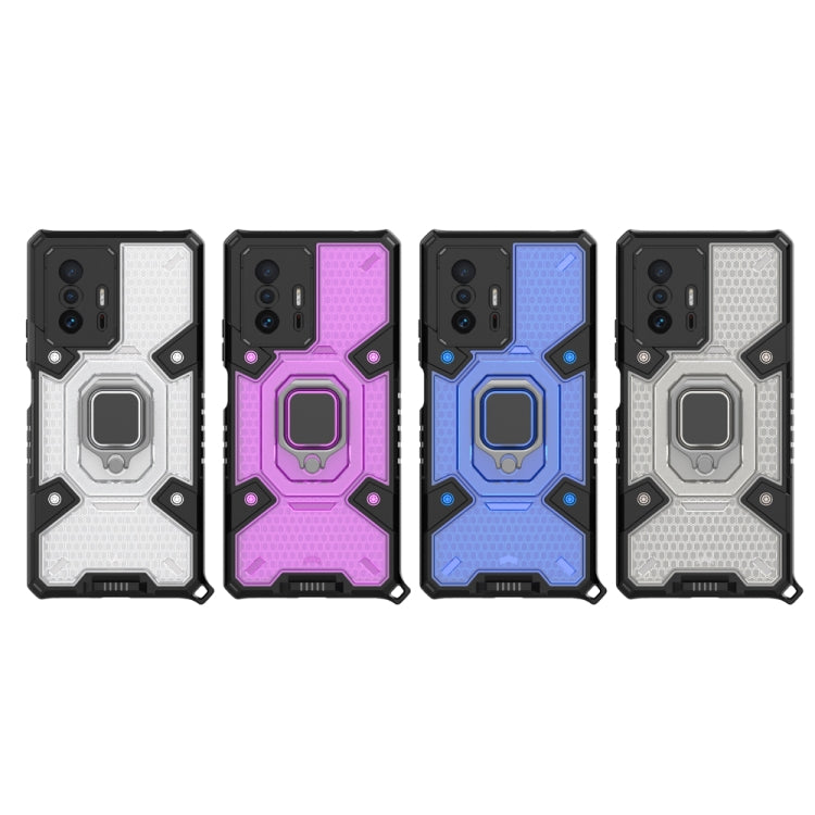 For Xiaomi Mi 11T / 11T Pro Space PC+TPU Shockproof Case with Ring Holder
