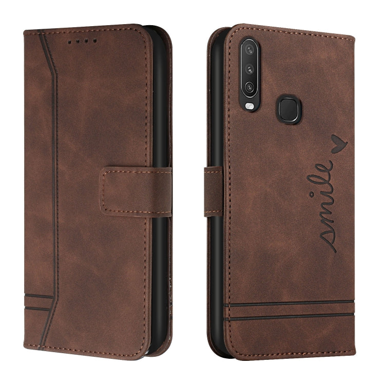 For vivo Y12 / Y15 / Y17 / Y11 Retro Skin Feel Horizontal Flip Soft TPU + PU Leather Case
