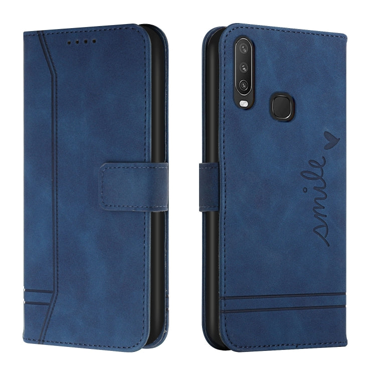 For vivo Y12 / Y15 / Y17 / Y11 Retro Skin Feel Horizontal Flip Soft TPU + PU Leather Case