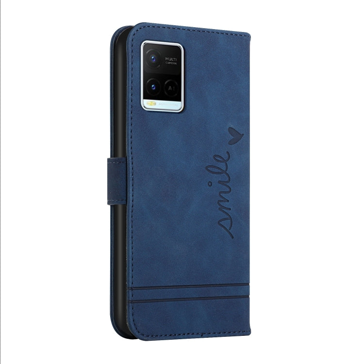 For vivo Y21 Retro Skin Feel Horizontal Flip Soft TPU + PU Leather Case