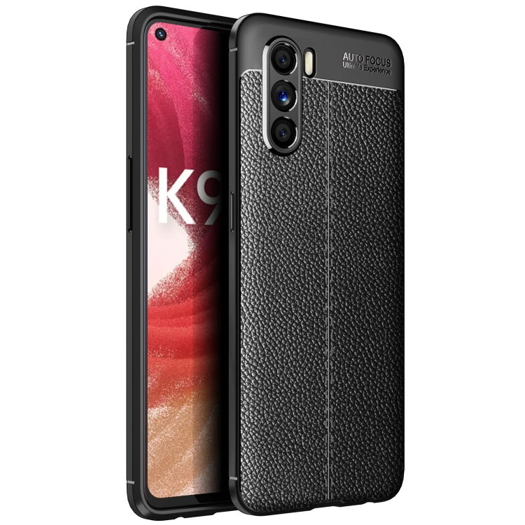 For OPPO K9 Pro Litchi Texture TPU Shockproof Case