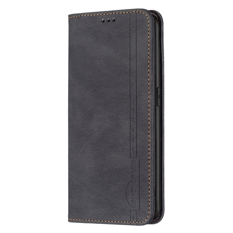 For OPPO A7 Magnetic RFID Blocking Anti-Theft Leather Case with Holder & Card Slots & Wallet