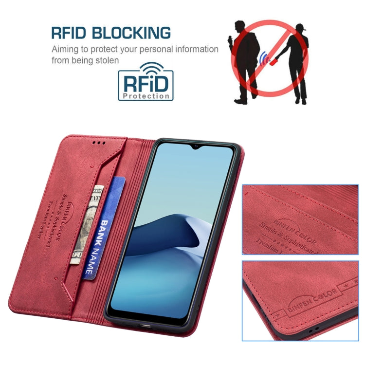For vivo Y20 Magnetic RFID Blocking Anti-Theft Leather Case with Holder & Card Slots & Wallet