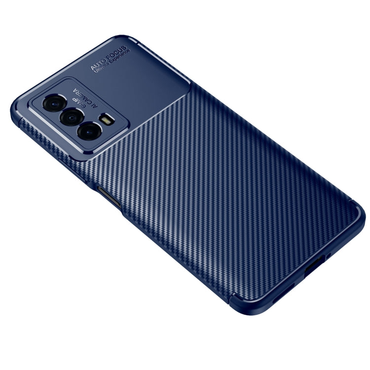 For vivo iQOO Z5 Carbon Fiber Texture Shockproof TPU Case