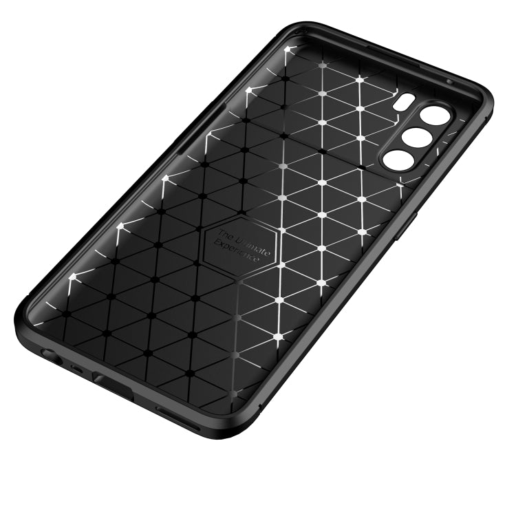 For OPPO K9 Pro Carbon Fiber Texture Shockproof TPU Case