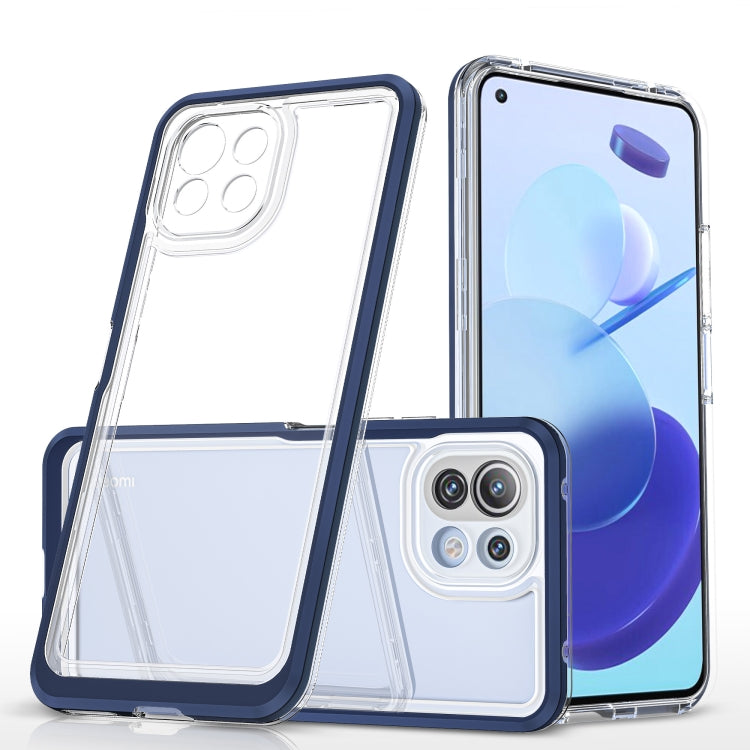 For Xiaomi Mi 11 Lite Bright Series Clear Acrylic + PC + TPU Shockproof Case