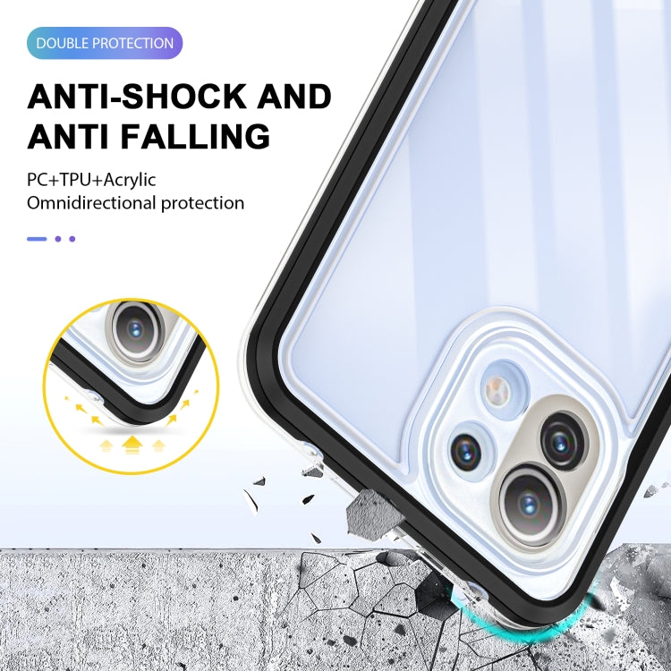 For Xiaomi Mi 11 Lite Bright Series Clear Acrylic + PC + TPU Shockproof Case