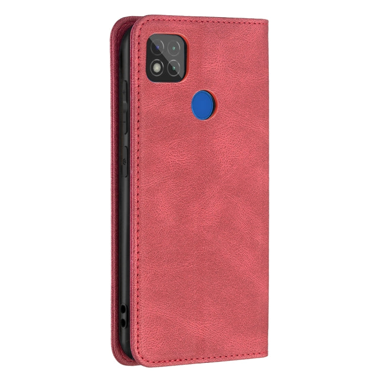 For Xiaomi Redmi 9C / Poco C31 Magnetic RFID Blocking Anti-Theft Leather Case with Holder & Card Slots & Wallet