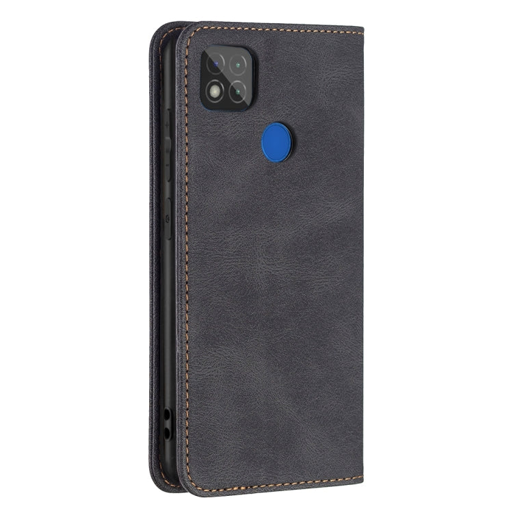 For Xiaomi Redmi 9C / Poco C31 Magnetic RFID Blocking Anti-Theft Leather Case with Holder & Card Slots & Wallet