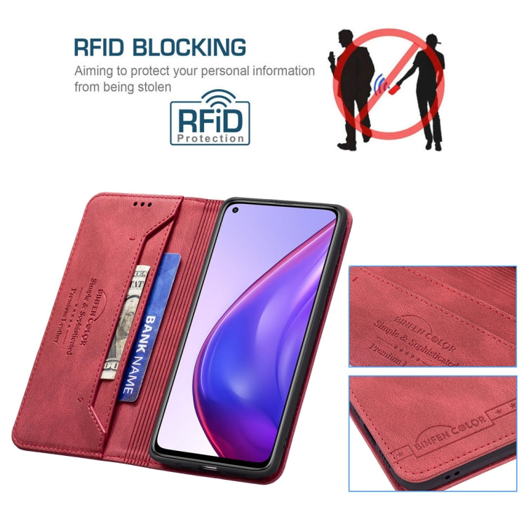 For Xiaomi Mi 10T 5G/10T Pro 5G/Redmi 30S Magnetic RFID Blocking Anti-Theft Leather Case with Holder & Card Slots & Wallet