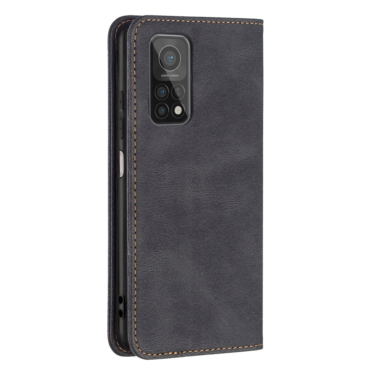 For Xiaomi Mi 10T 5G/10T Pro 5G/Redmi 30S Magnetic RFID Blocking Anti-Theft Leather Case with Holder & Card Slots & Wallet