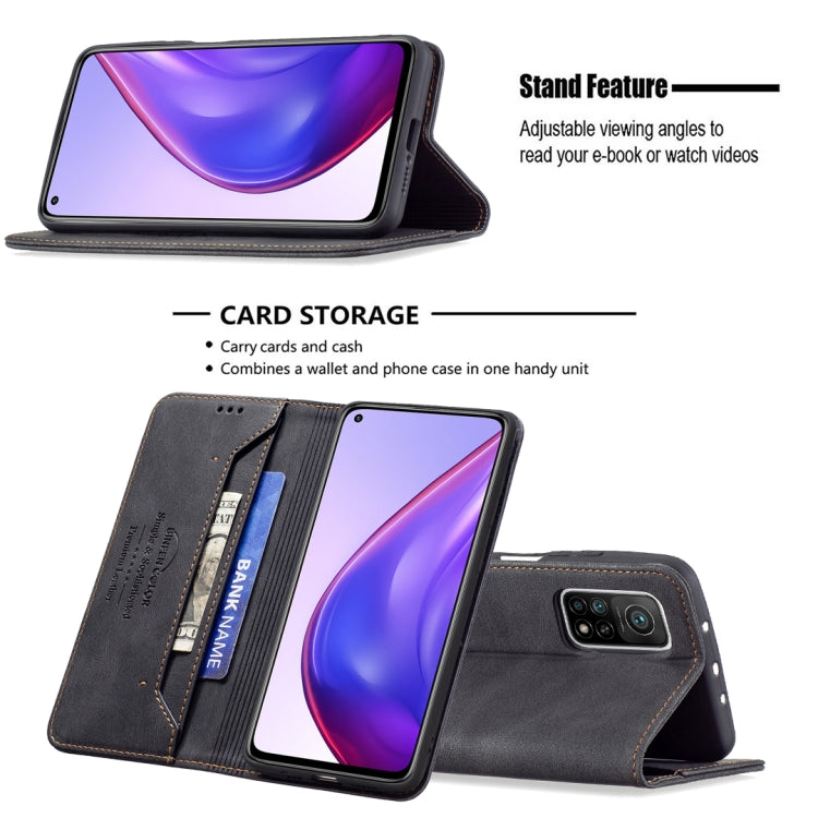 For Xiaomi Mi 10T 5G/10T Pro 5G/Redmi 30S Magnetic RFID Blocking Anti-Theft Leather Case with Holder & Card Slots & Wallet