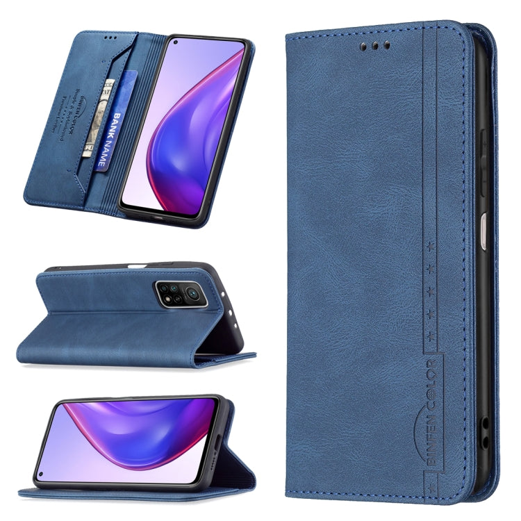 For Xiaomi Mi 10T 5G/10T Pro 5G/Redmi 30S Magnetic RFID Blocking Anti-Theft Leather Case with Holder & Card Slots & Wallet
