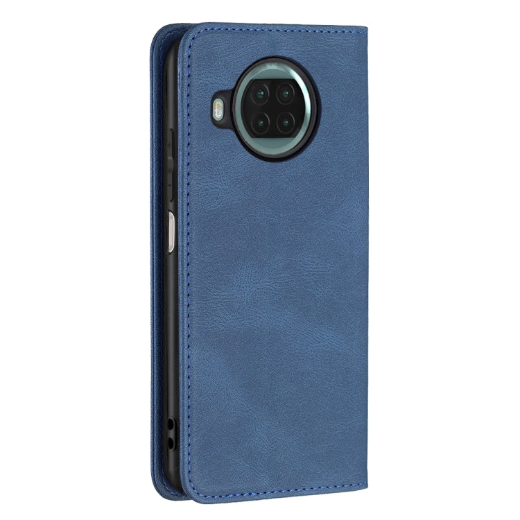 For Xiaomi Mi 10T Lite 5G Magnetic RFID Blocking Anti-Theft Leather Case with Holder & Card Slots & Wallet