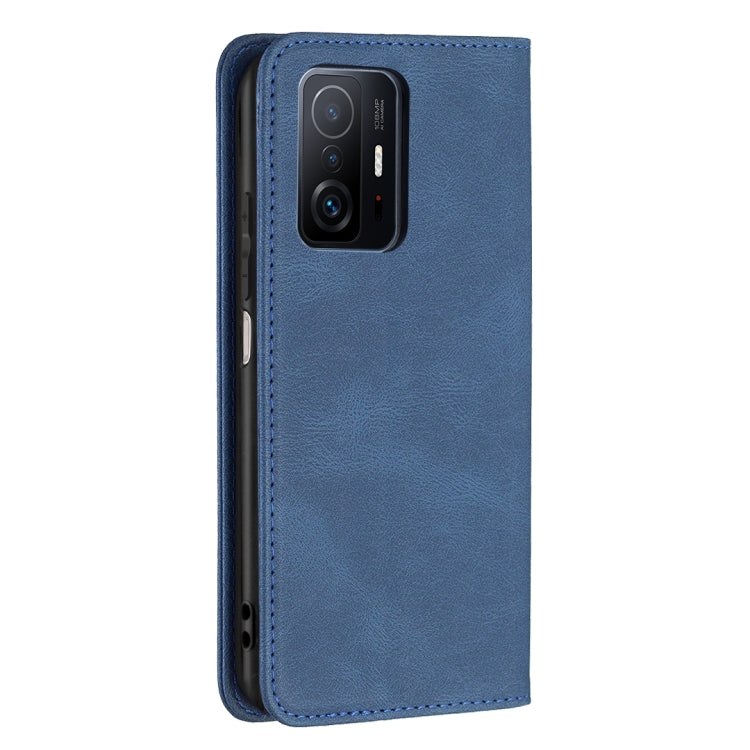 For Xiaomi 11T / 11T Pro Magnetic RFID Blocking Anti-Theft Leather Case with Holder & Card Slots & Wallet