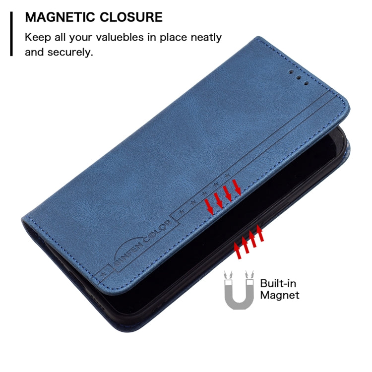 For Xiaomi Poco M3/Redmi Note 9 4G CN Version Magnetic RFID Blocking Anti-Theft Leather Case with Holder & Card Slots & Wallet