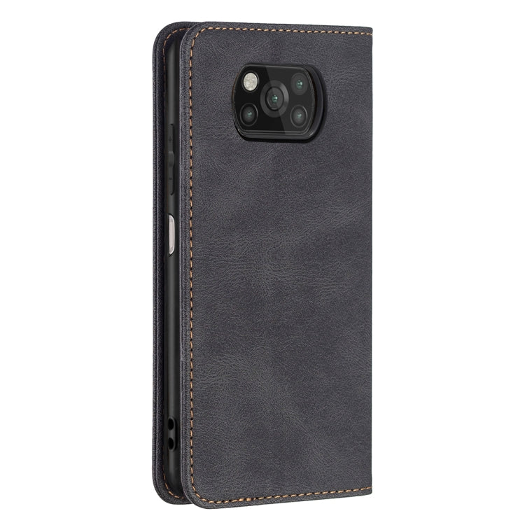 For Xiaomi Poco X3 / X3 NFC Magnetic RFID Blocking Anti-Theft Leather Case with Holder & Card Slots & Wallet