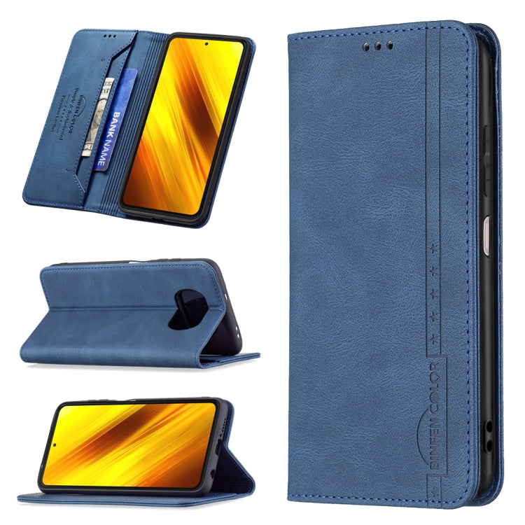 For Xiaomi Poco X3 / X3 NFC Magnetic RFID Blocking Anti-Theft Leather Case with Holder & Card Slots & Wallet