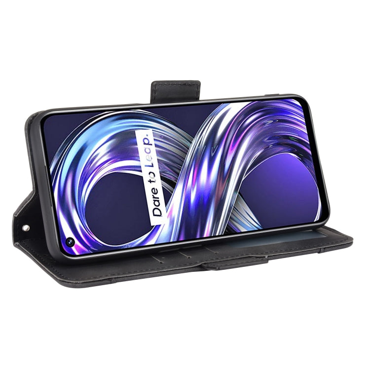 For OPPO Realme 8i Skin Feel Calf Pattern Horizontal Flip Leather Case with Holder & Card Slots & Photo Frame