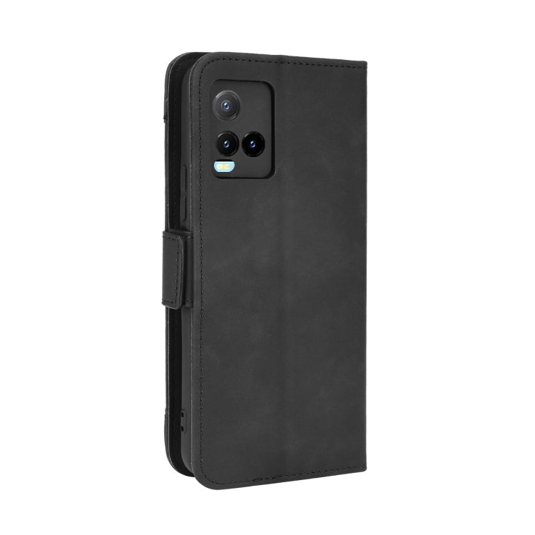 For vivo Y33S / Y21 / Y21S Skin Feel Calf Pattern Horizontal Flip Leather Case with Holder & Card Slots & Photo Frame