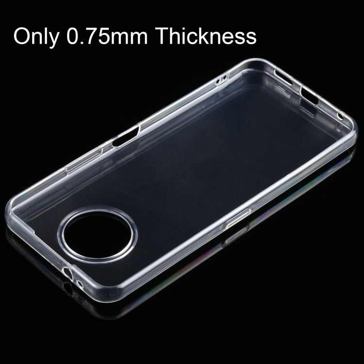 For Nokia G50 0.75mm Ultra-thin Transparent TPU Soft Protective Case
