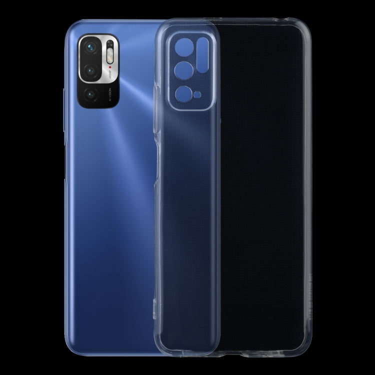 For Xiaomi Redmi Note 10 5G 0.75mm Ultra-thin Transparent TPU Soft Protective Case
