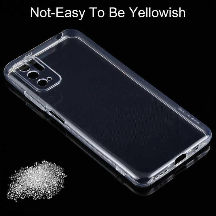 For Xiaomi Redmi Note 10 5G 0.75mm Ultra-thin Transparent TPU Soft Protective Case