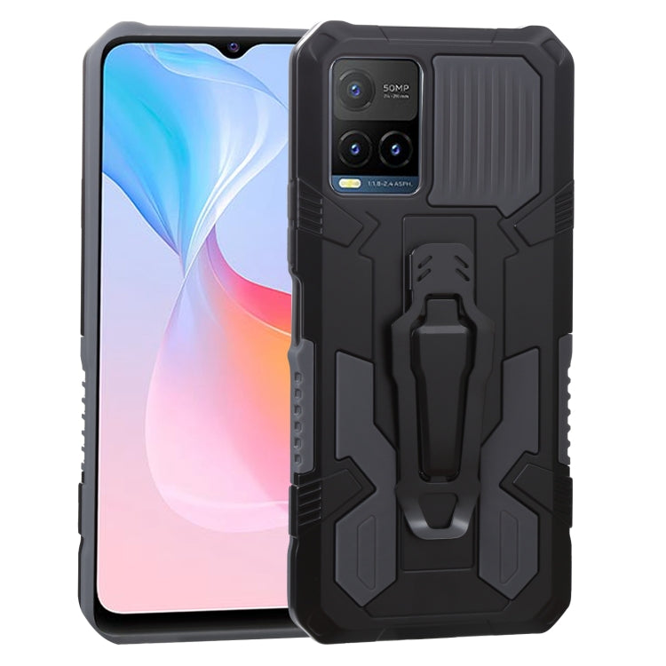 For vivo Y21s Armor Warrior Shockproof PC + TPU Protective Case