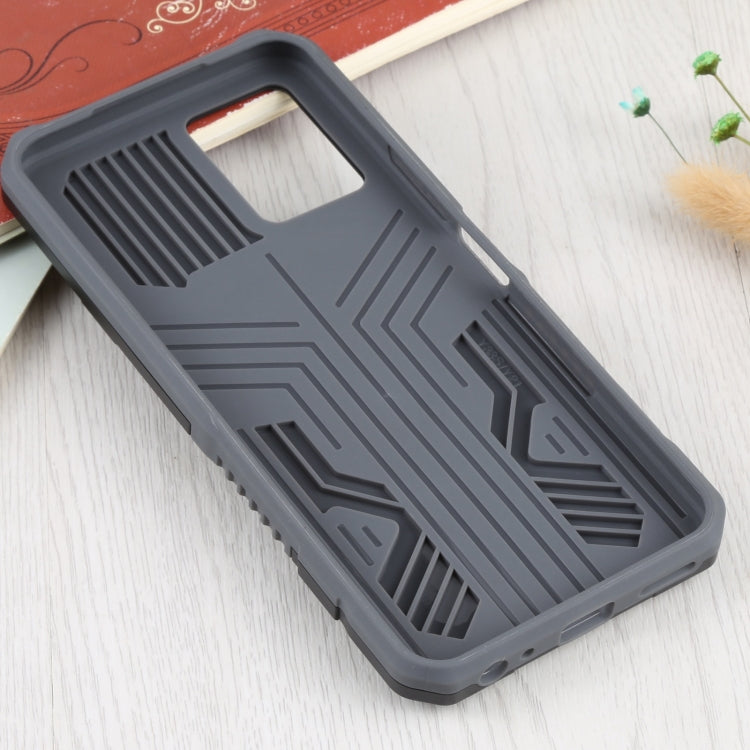 For vivo Y21s Armor Warrior Shockproof PC + TPU Protective Case
