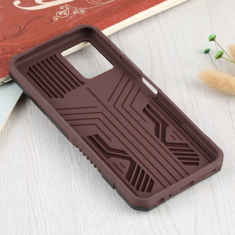 For vivo Y21s Armor Warrior Shockproof PC + TPU Protective Case