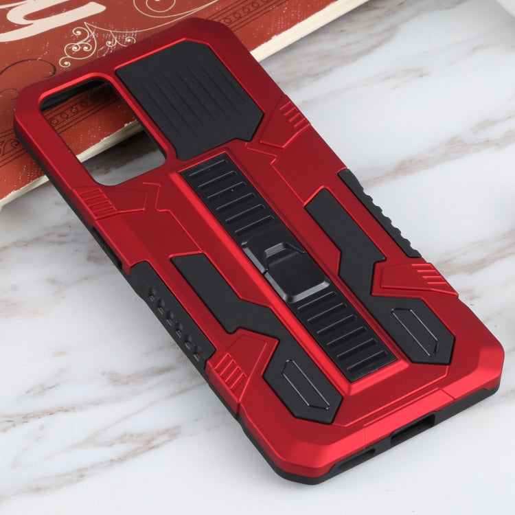 For OPPO Reno6 Vanguard Warrior All Inclusive Double-color Shockproof TPU + PC Protective Case with Holder