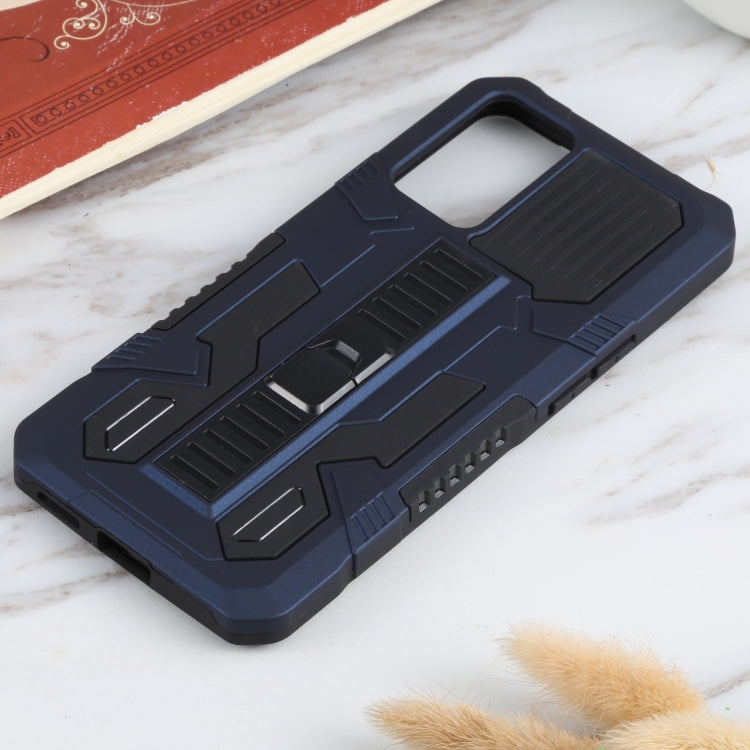 For OPPO Reno6 Vanguard Warrior All Inclusive Double-color Shockproof TPU + PC Protective Case with Holder