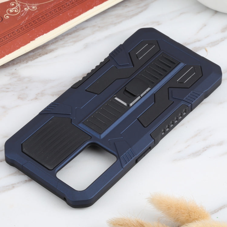 For OPPO Reno6 Vanguard Warrior All Inclusive Double-color Shockproof TPU + PC Protective Case with Holder