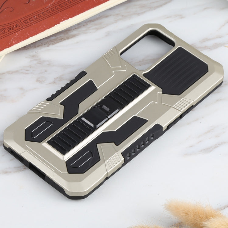 For OPPO Reno6 Vanguard Warrior All Inclusive Double-color Shockproof TPU + PC Protective Case with Holder