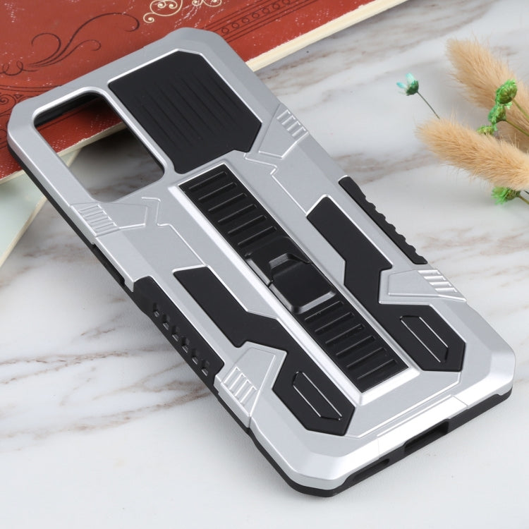 For OPPO Reno6 Vanguard Warrior All Inclusive Double-color Shockproof TPU + PC Protective Case with Holder