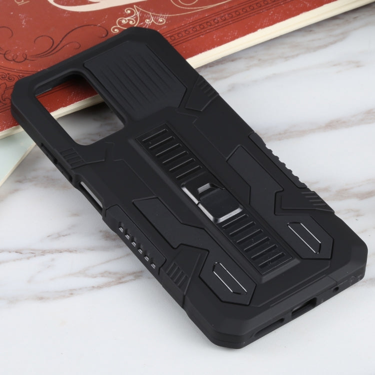 For Xiaomi Redmi 10 Vanguard Warrior All Inclusive Double-color Shockproof TPU + PC Protective Case with Holder