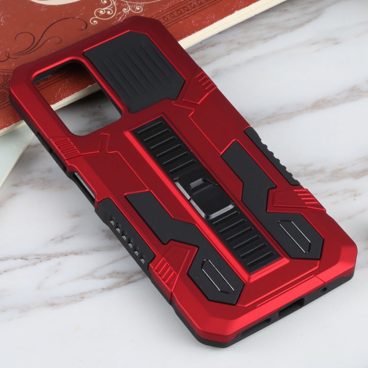 For Xiaomi Redmi 10 Vanguard Warrior All Inclusive Double-color Shockproof TPU + PC Protective Case with Holder